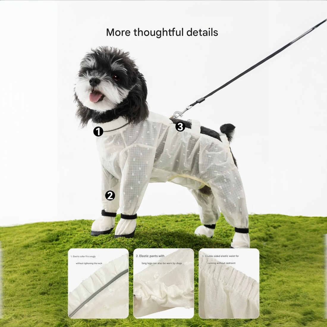 Anti-Dust Pants with Shoes - Wigglytailneeds